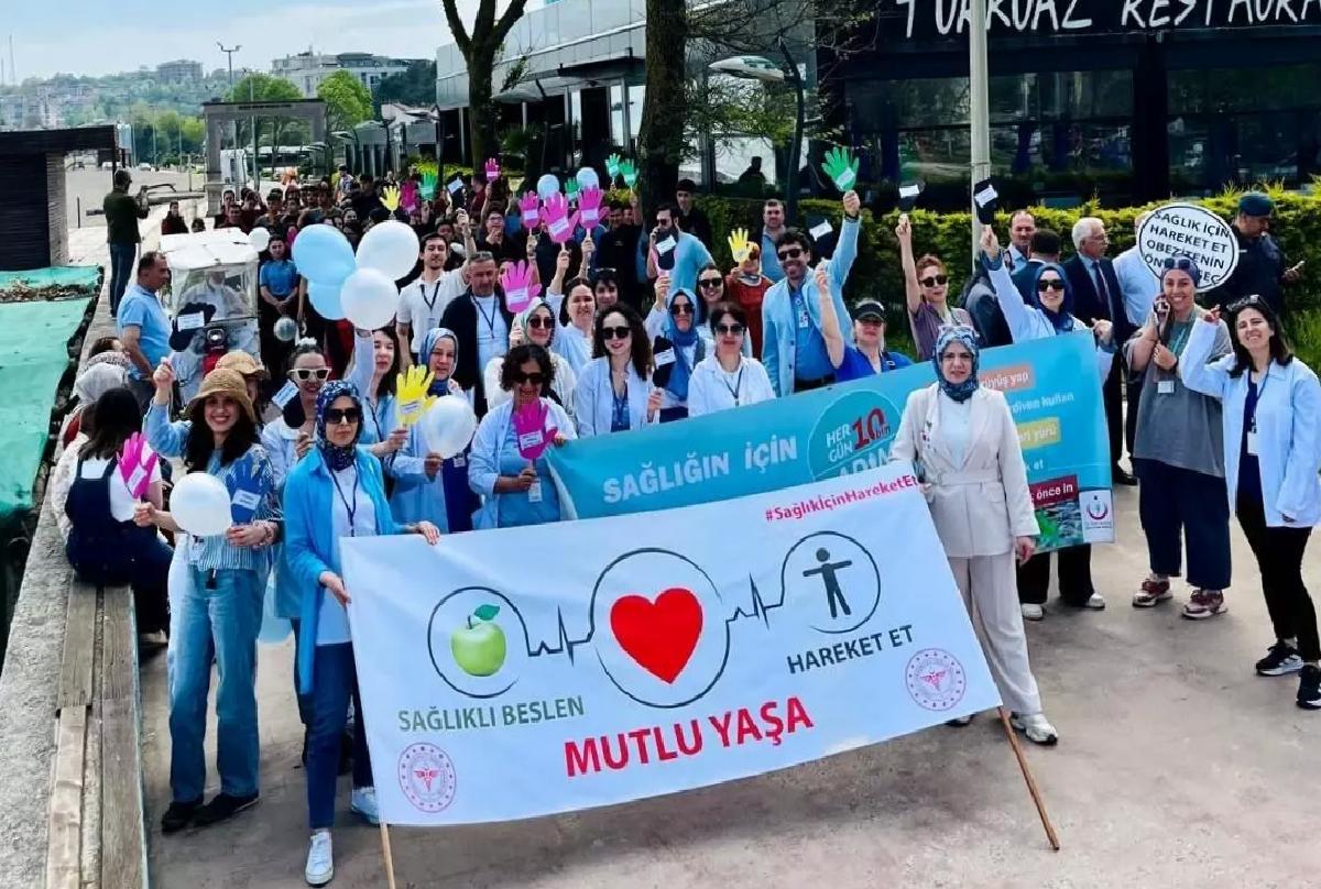 Düzce’de Sağlık Yürüyüşü Etkinliği