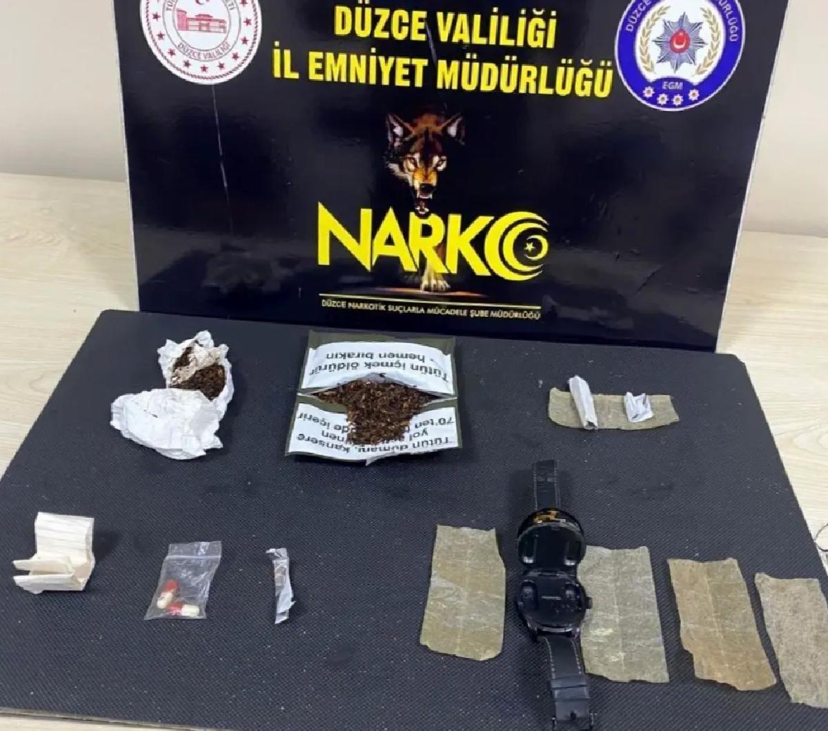 Düzce’de Uyuşturucu Operasyonu