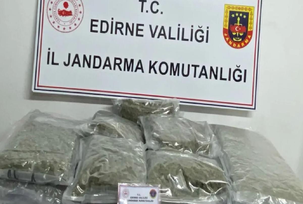 Edirne’de 16,5 Kilo Skunk Ele Geçirildi