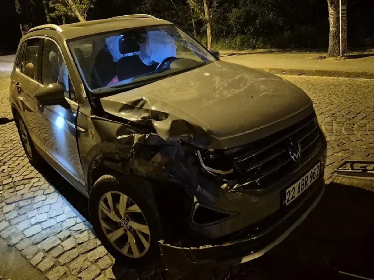 Edirne’de Motosiklet Kazası: Sürücü Yaralandı