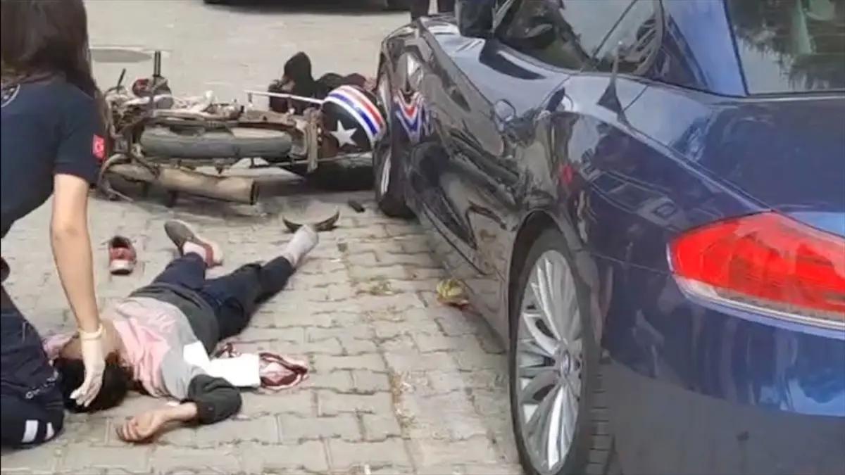 Edremit’te Motosiklet – Otomobil Kazası
