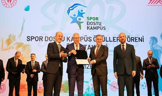 Ege Üniversitesi “Spor Dostu Kampüs” ünvanı kazandı