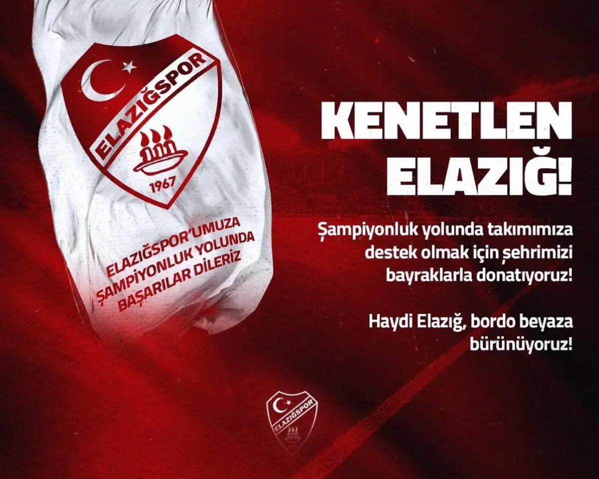 Elazığspor’dan Bayrak Kampanyası Çağrısı