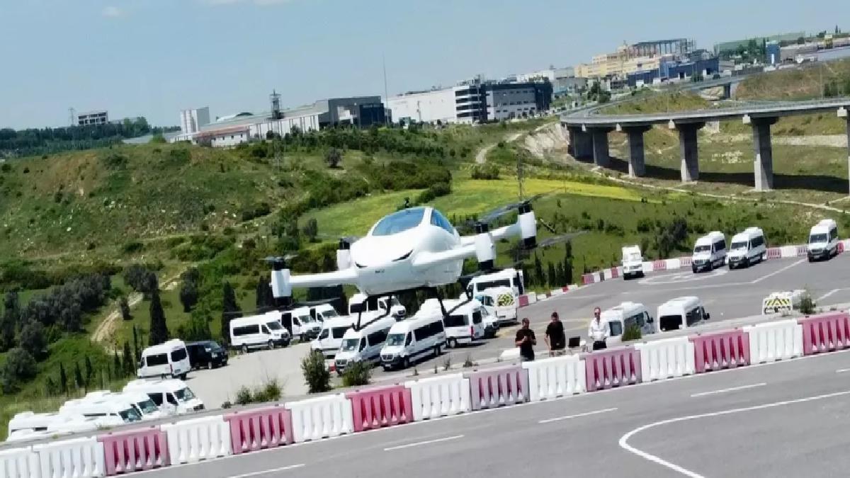 Elektrikli Uçan Araba Testleri Başladı