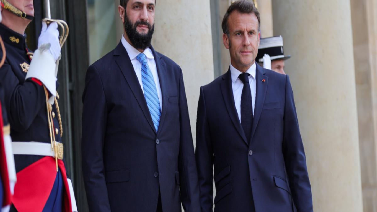Elysee’de tarihi temas: Macron, Suriye Cumhurbaşkanı Ahmed Şara’yı ağırladı