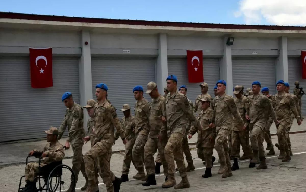 Engelli Gençler Temsili Askerlik Yaptı