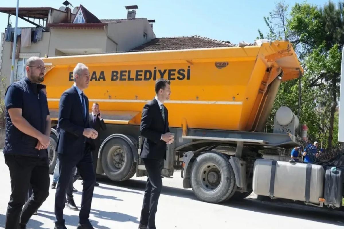 Erbaa’da Cadde Yenileme Çalışmaları Devam Ediyor