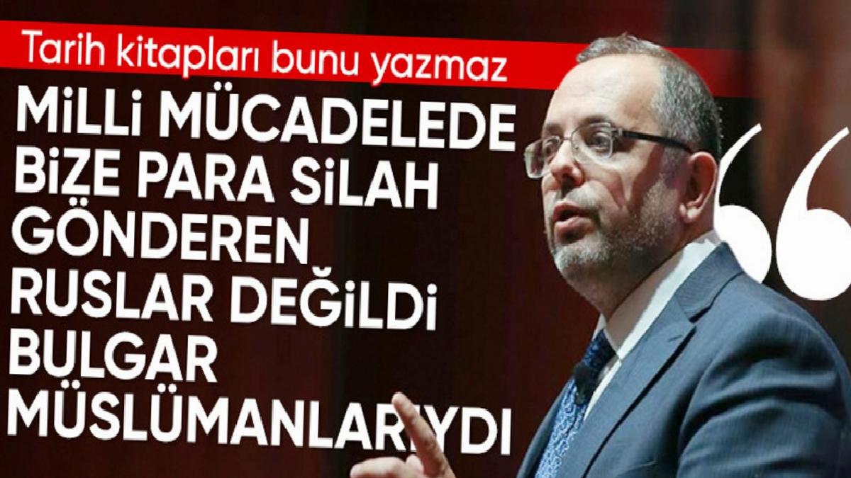 Erhan Afyoncu: Milli Mücadele’de bize para gönderen Ruslar değil, Buhara Müslümanlarıydı