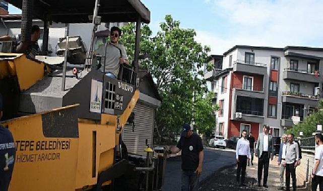 Ertuğrulgazi Mahallesi’ne 250 Ton Asfalt