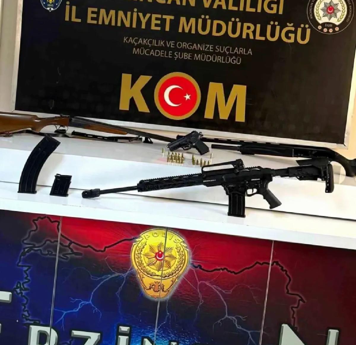 Erzincan’da Silah Kaçakçılığı Operasyonu
