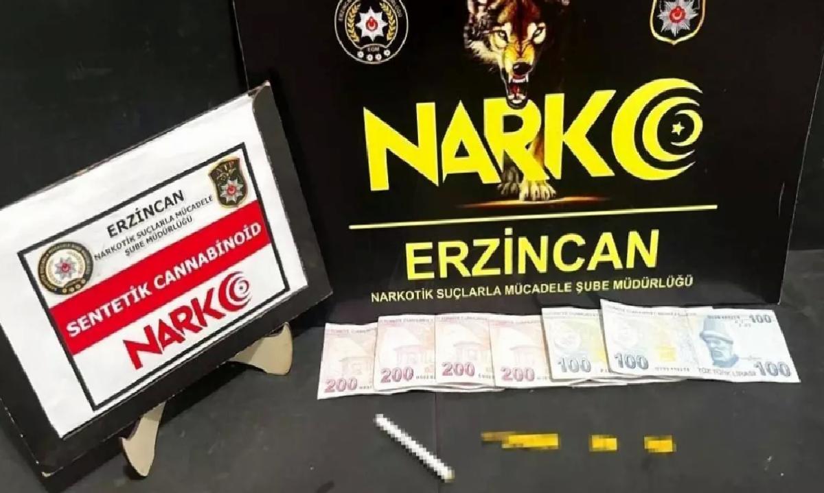 Erzincan’da Uyuşturucu Operasyonu