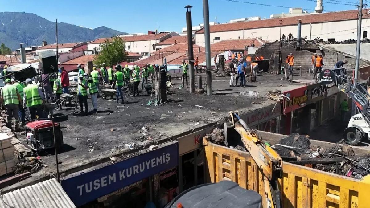 Erzincan’da Yangın Sonrası Esnaf Ziyareti