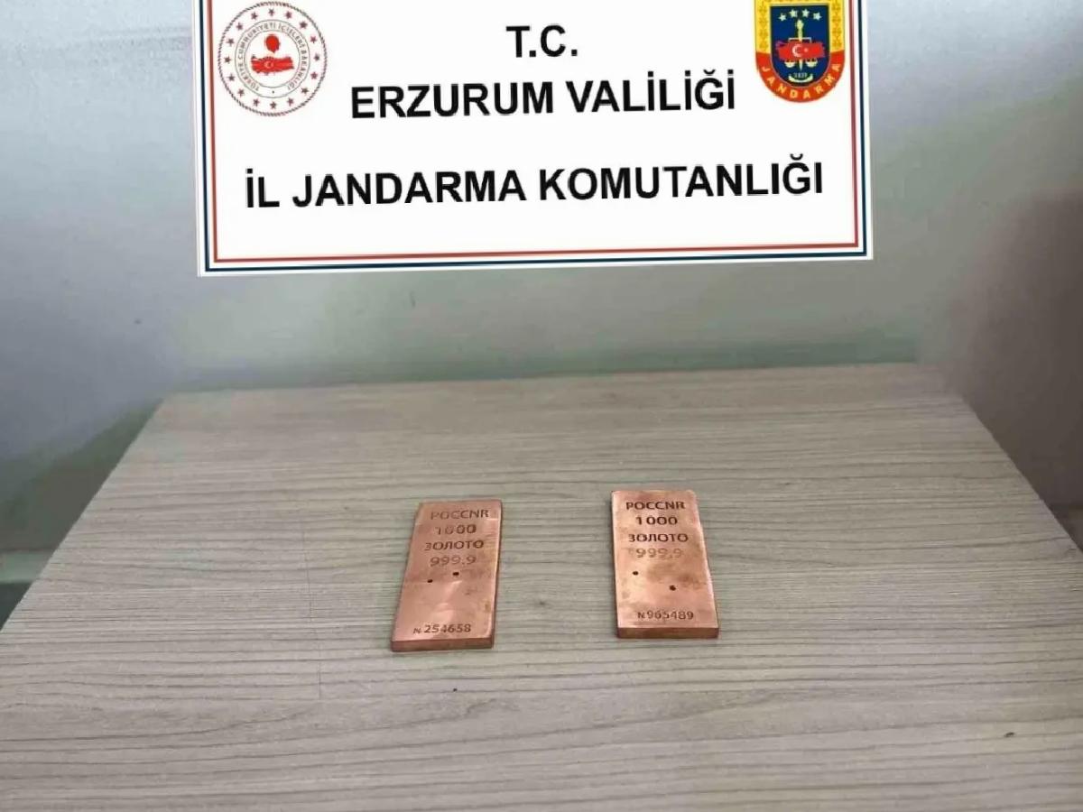 Erzurum’da Sahte Altın Operasyonu