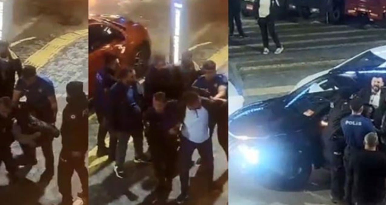 Eski ortağa polis dayağı