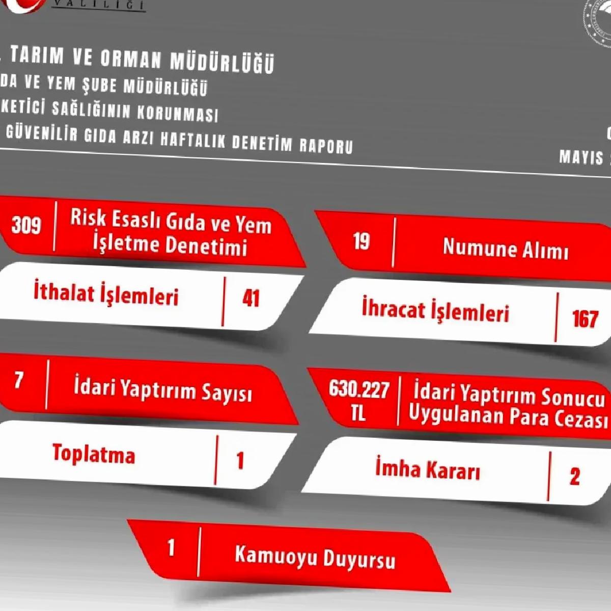 Eskişehir’de Gıda Denetimleri: 630 Bin TL Ceza