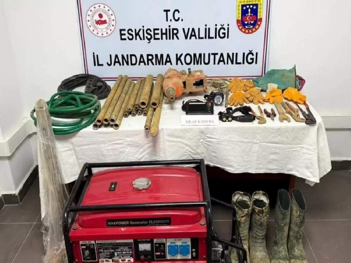 Eskişehir’de Kaçak Kazı Operasyonu