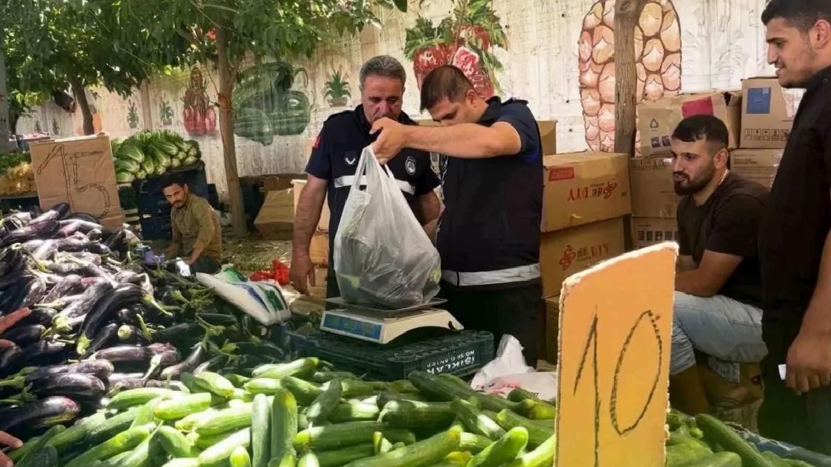 Eyyübiye’de Zabıta Ekipleri Pazar Denetimlerini Sürdürüyor