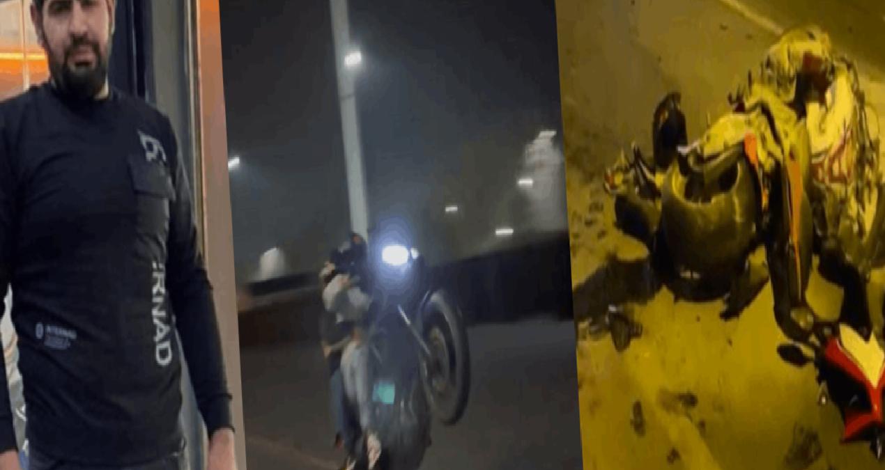 Fatih’teki genç motosikletli felaketi yaşadı!