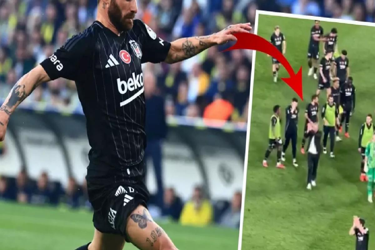 Fenerbahçeli taraftarlar, maçın sonunda Beşiktaş’ı alkışladı