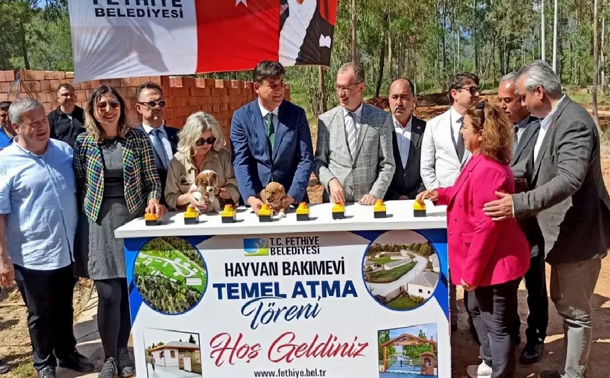 Fethiye’de Hayvan Bakımevi Temeli Atıldı