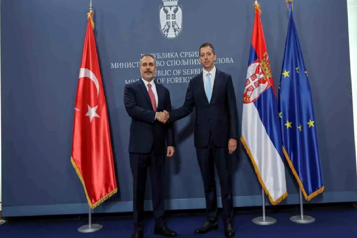 Fidan, Sırbistan Dışişleri Bakanı ile Görüştü