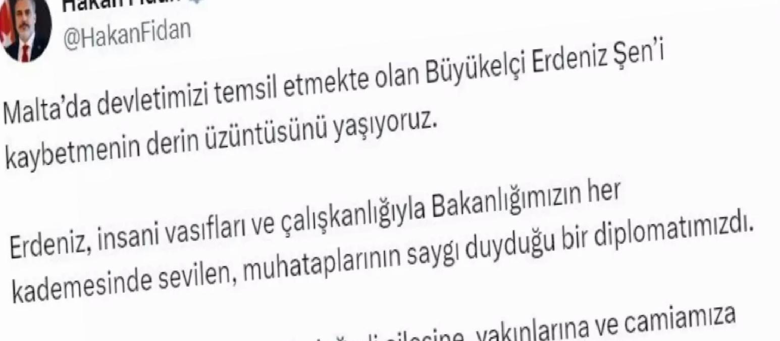 Fidan’dan Büyükelçi Şen için Taziye