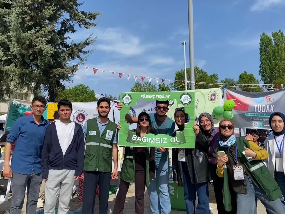 Fırat Üniversitesi 50. Yıl Kutlamasında Yeşilay’ın Standı İlgi Gördü