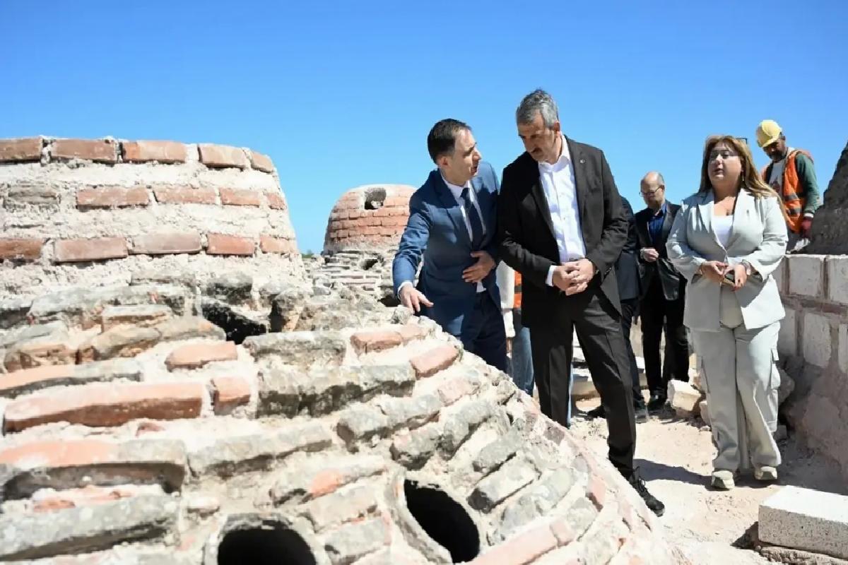 Gazi Mihal Hamamı Restorasyonu Devam Ediyor
