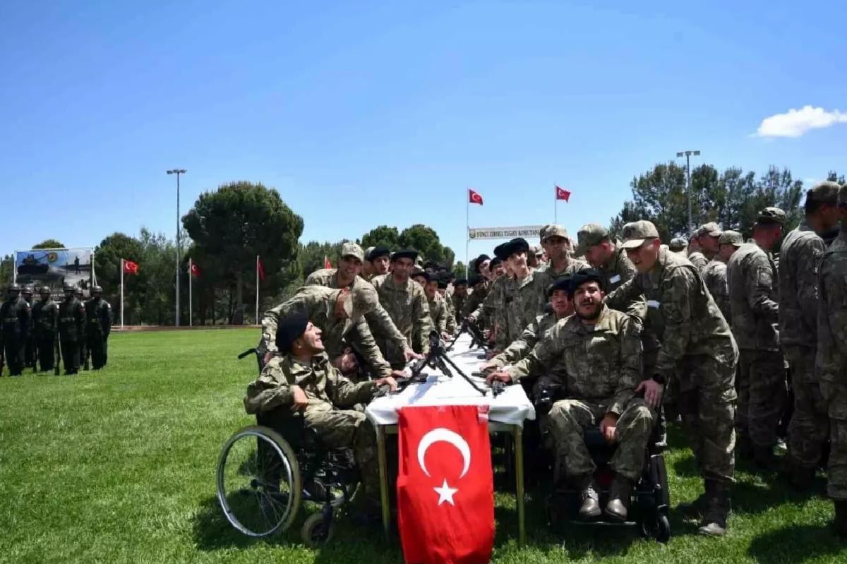 Gaziantep’te Engellilere Temsili Askerlik Töreni Düzenlendi