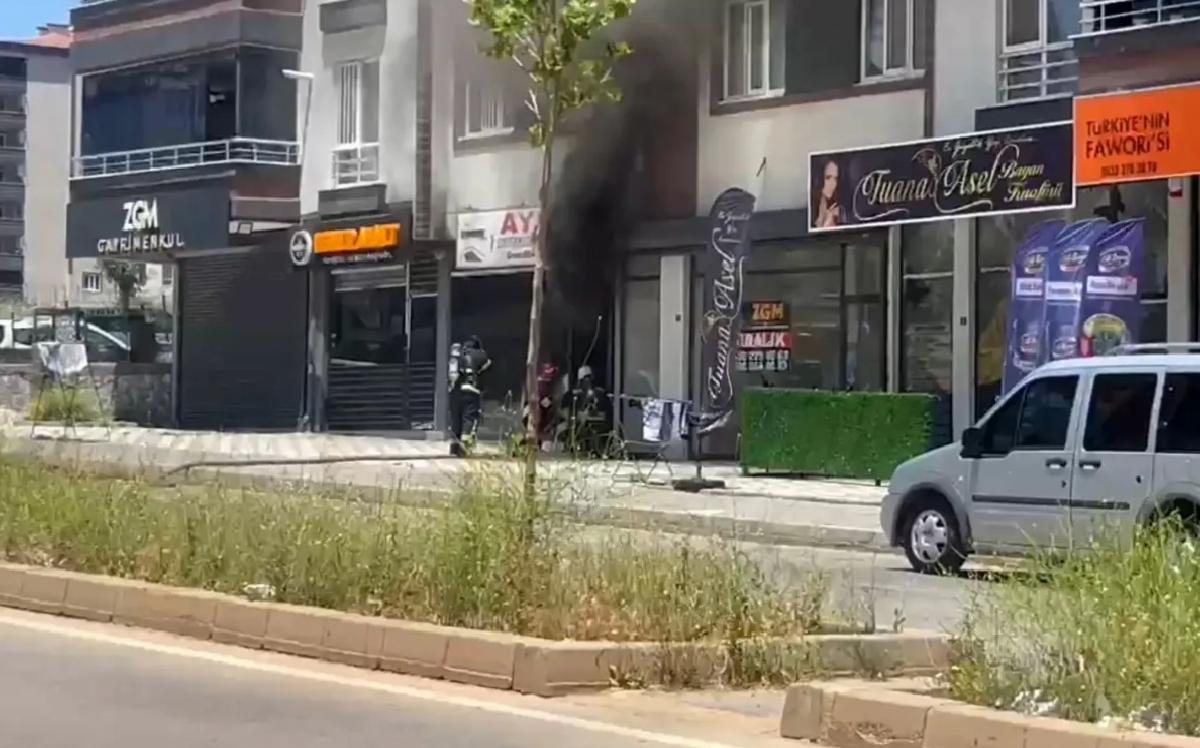 Gaziantep’te Marangoz Dükkanında Yangın Çıktı