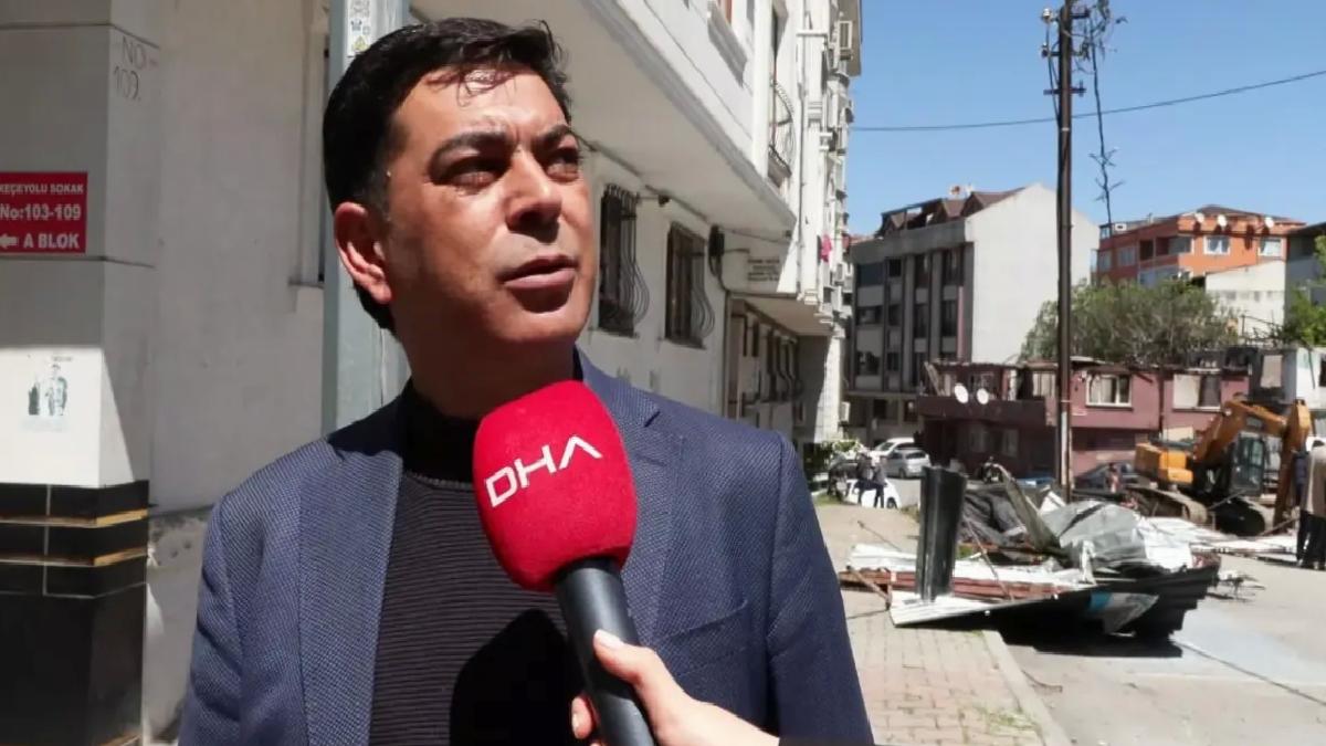 Gaziosmanpaşa’da Yol Çöktü