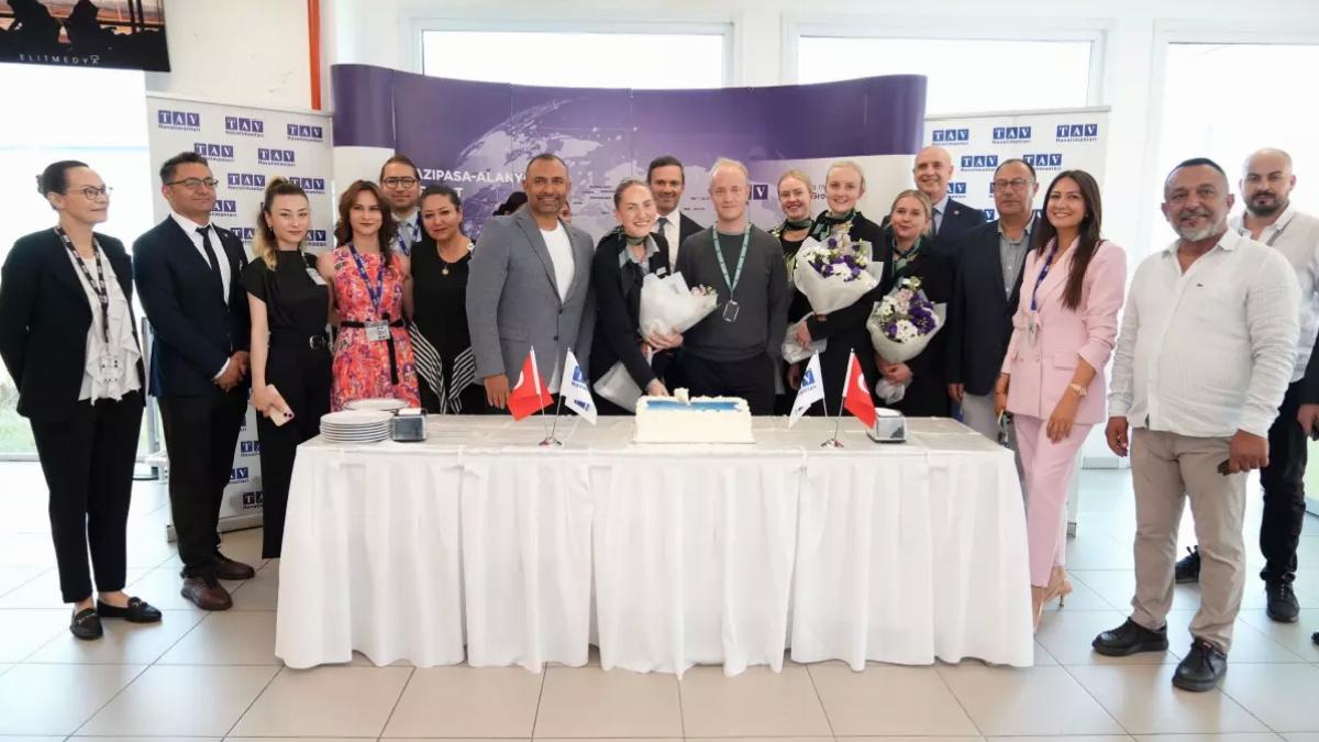 Gazipaşa-Alanya Havalimanı’na İlk Copenhagen Uçuşu