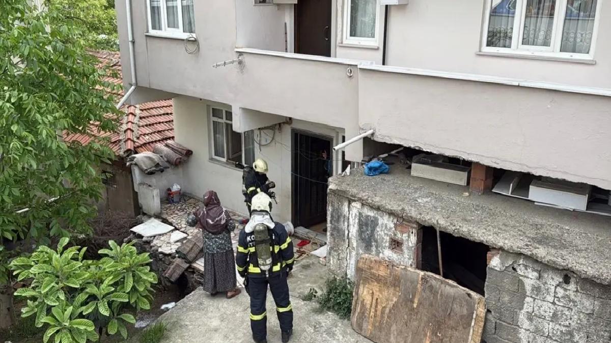 Gebze’de Elektrik Kontağı Yangını