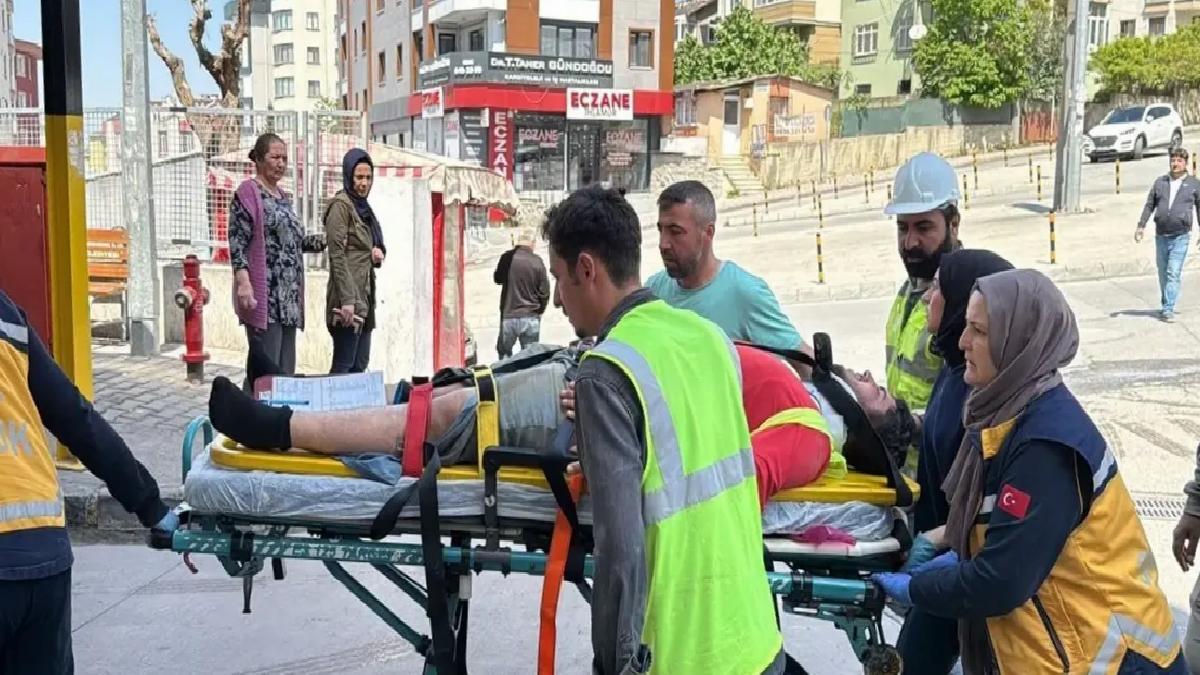 Gebze’de İnşaatta İşçi Düşerek Yaralandı