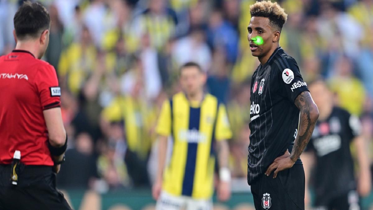 Gedson Fernandes’e lazer tutan seyirci gözaltına alındı