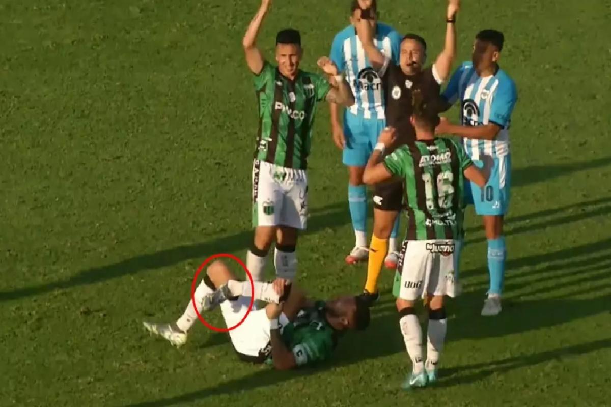 Gencecik futbolcunun kariyerini bitiren faul