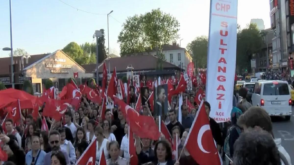 Gençlerle Mustafa Kemal Yürüyüşü