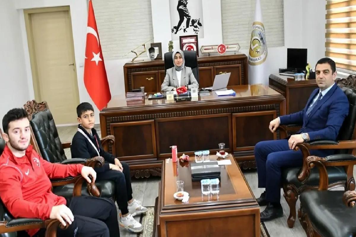 Görkem Çeltük’e Tebrik Ziyareti