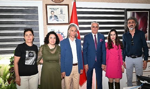 Göynük Ortaokul Müdüründen Başkan Topaloğlu’na ziyaret
