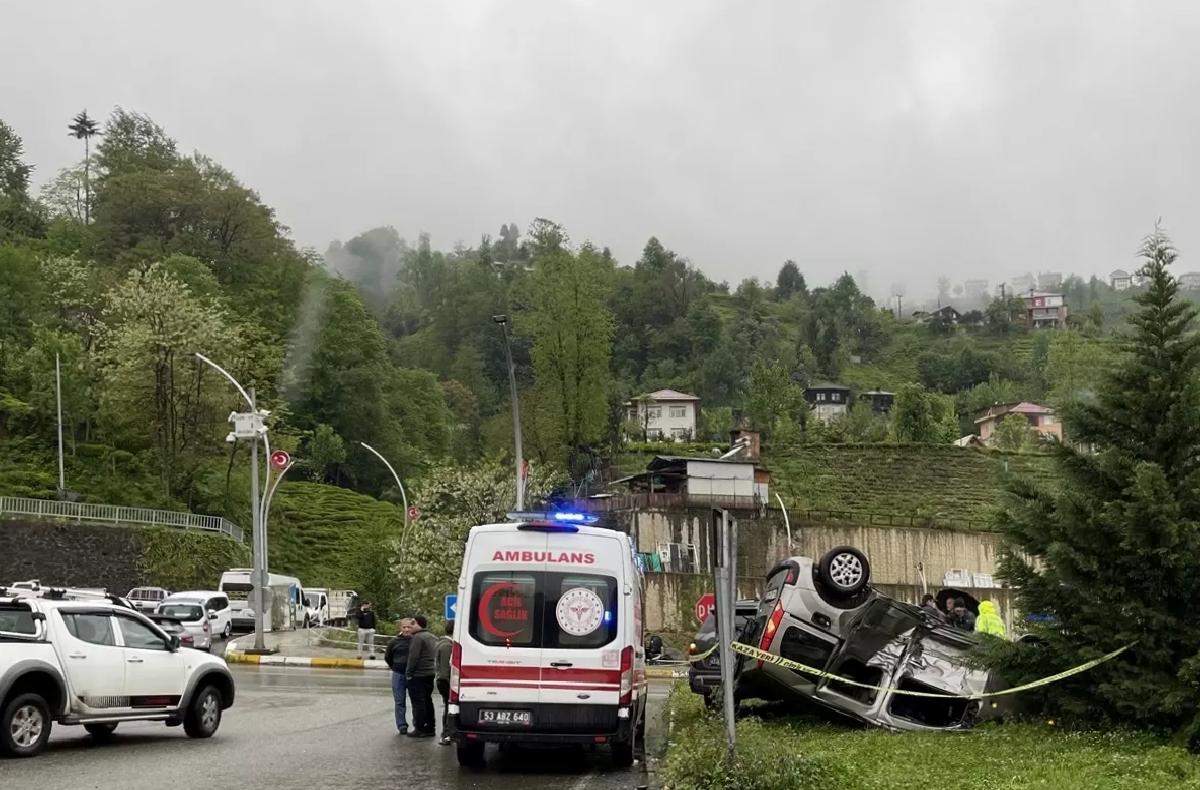 Güneysu’da Trafik Kazası: 1 Ölü