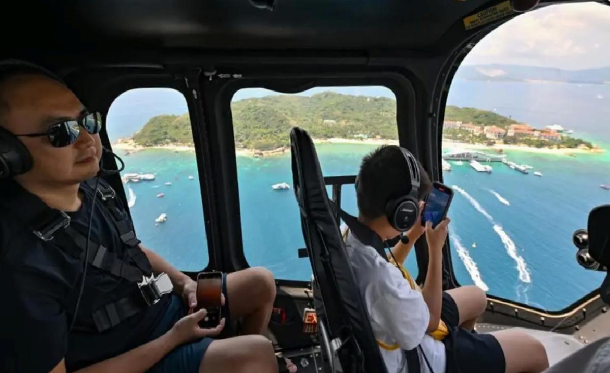 Hainan’da Helikopter Turlarıyla Yeni Deneyimler