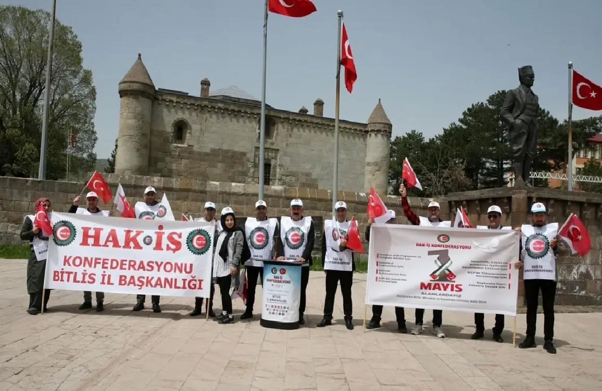 HAK-İŞ Bitlis İl Başkanlığından 1 Mayıs açıklaması