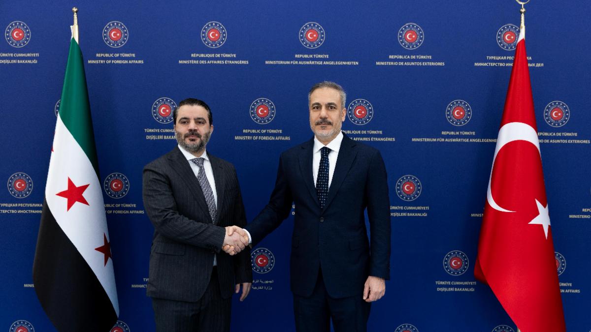 Hakan Fidan, Suriyeli mevkidaşıyla bir araya geldi