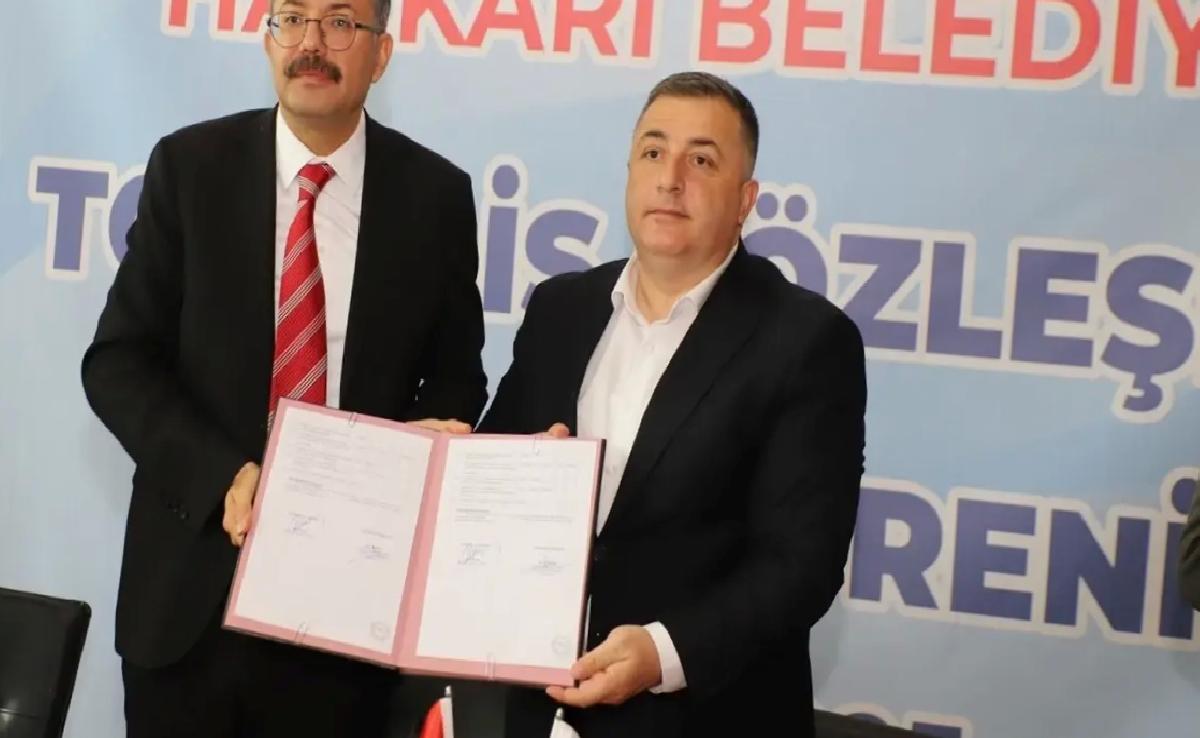 Hakkari Belediyesi ile Hizmet-İş Arasında Sözleşme İmzalandı