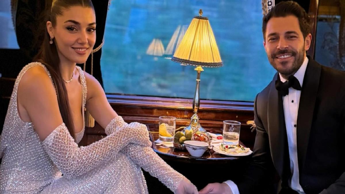Hande Erçel ile Hakan Sabancı’dan mutluluk pozu
