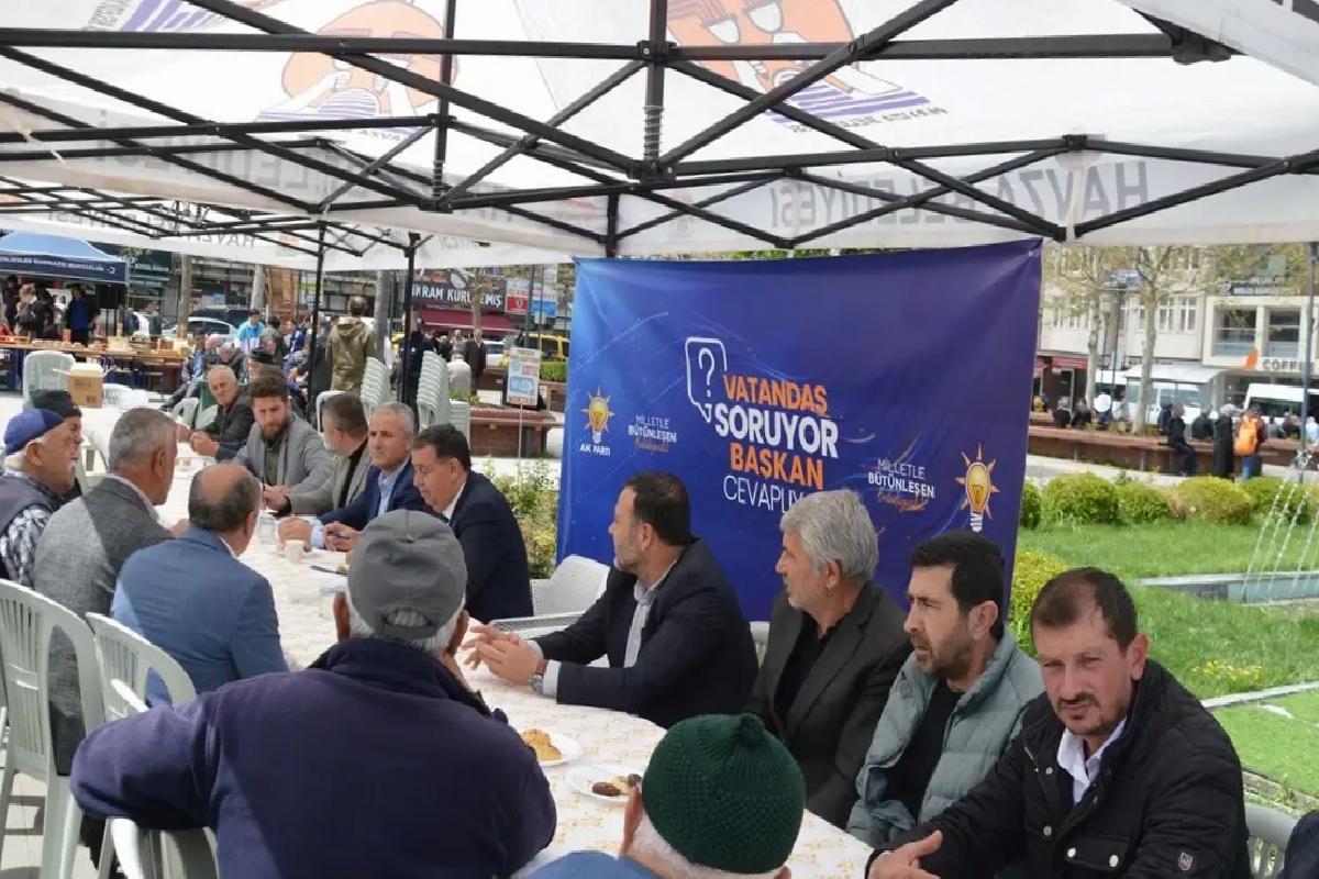 Havza’da Başkan İkiz, Vatandaşlarla Buluştu