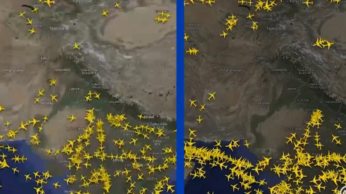 Hindistan ve Pakistan hava sahasında sivil uçuş trafiği azaldı