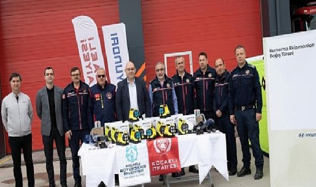 Hyundai’den Kocaeli İtfaiyesi’ne ekipman desteği