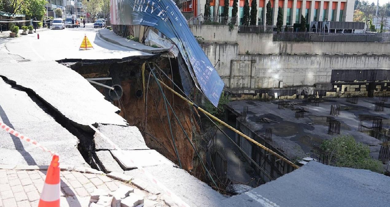 İBB’den Sarıyer’de çöken yola ilişkin açıklama