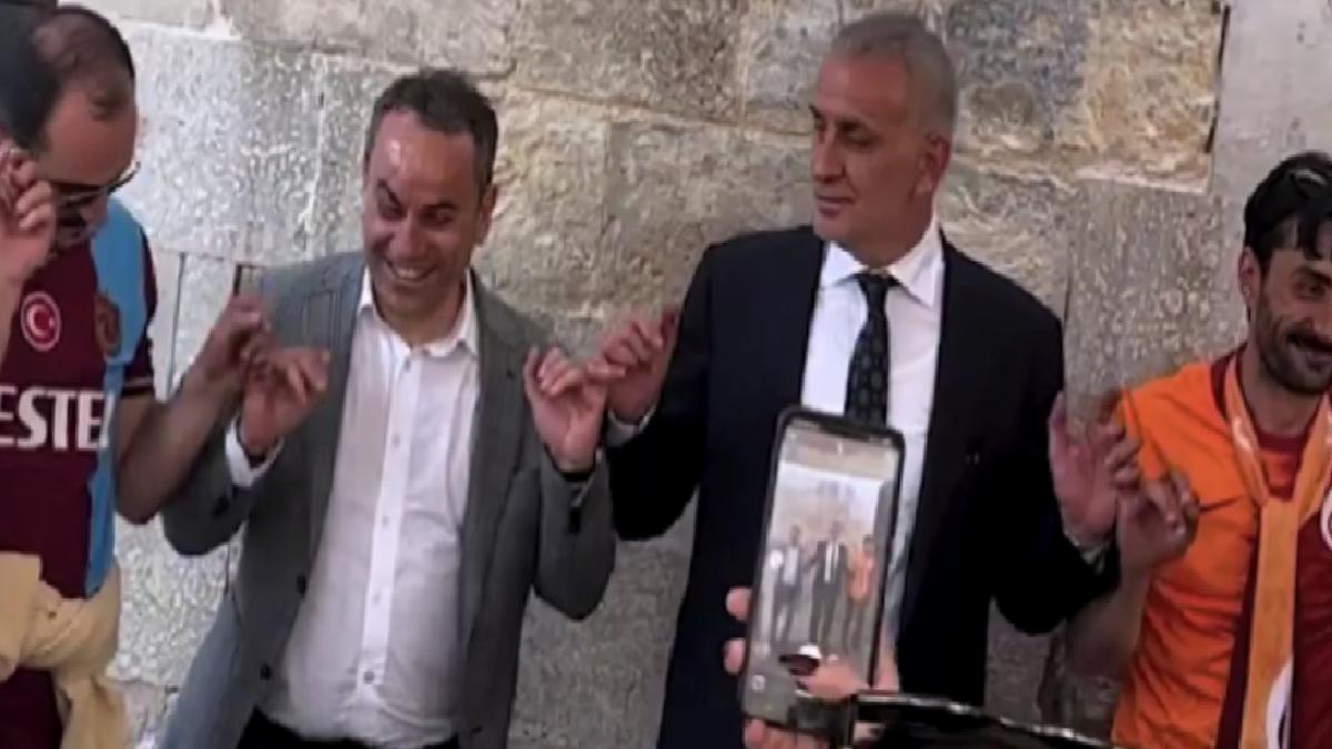 İbrahim Hacıosmanoğlu, final maçı öncesinde horon oynadı
